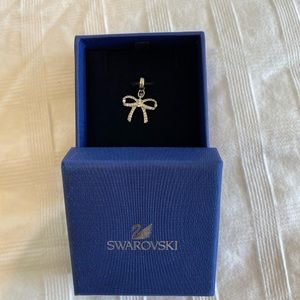 Swarovski Crystal Ribbon Charm
